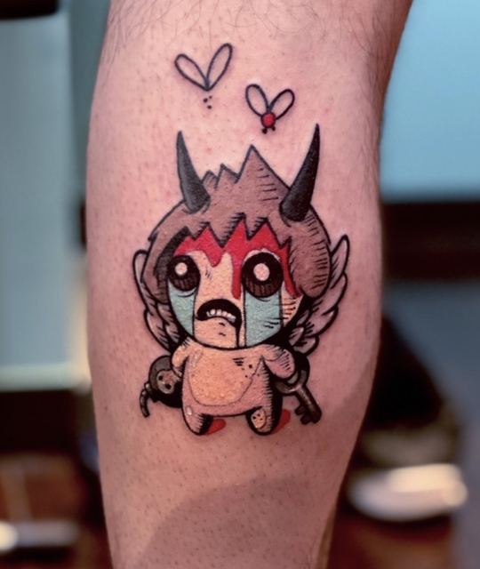 Binding of Isaac tattoo by Deadpigeon (color)
