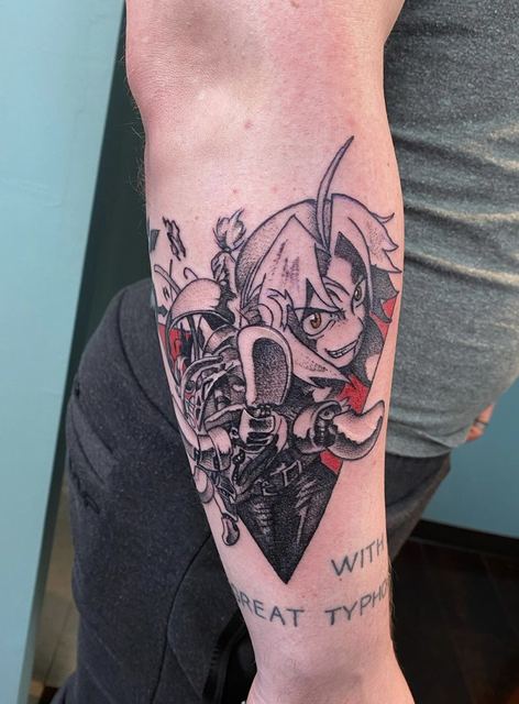 Full Metal Alchemist tattoo by Deadpigeon (color)
