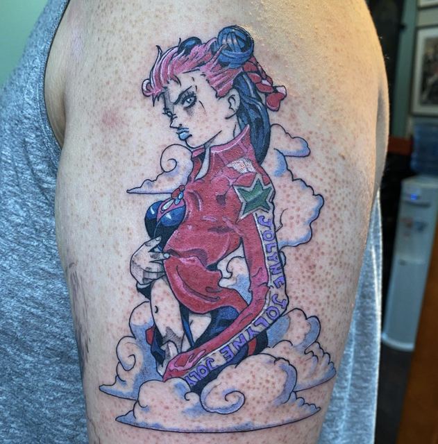 Manga tattoo by Deadpigeon (color)