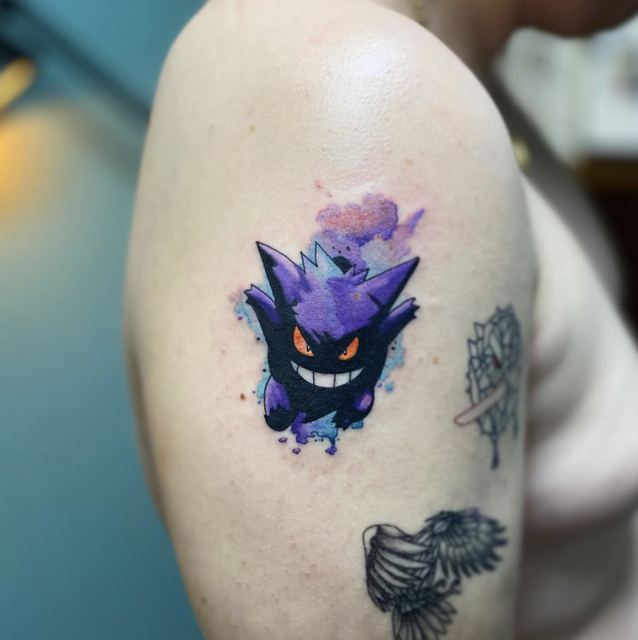 Pokemon tattoo by Deadpigeon (color)