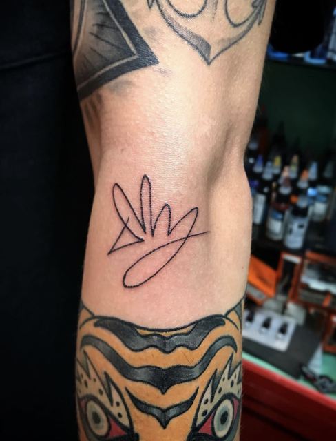 Sign tattoo by Deadpigeon (color)